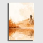 Minimalistična slika - jezero
