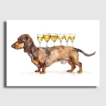 Slika za dnevno sobo - sausage dog