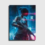 Slika za Gaming sobo – Glitched Warrior