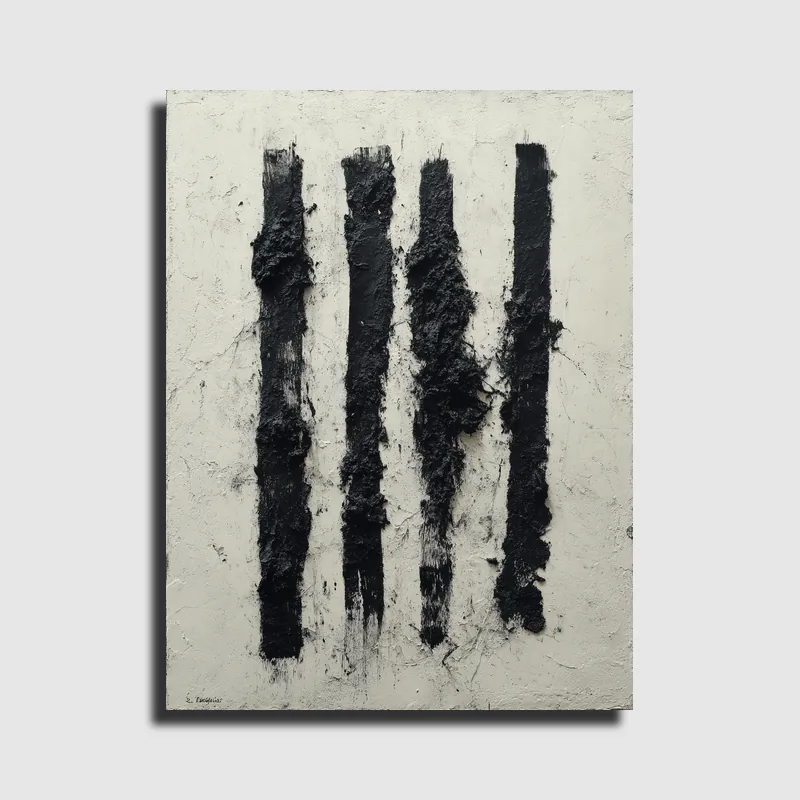 Wall art – Four Black Echoes