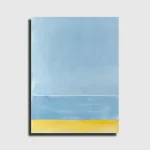 Wall art – Horizon in Blue and Yellow