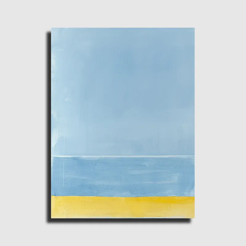 Wall art – Horizon in Blue and Yellow