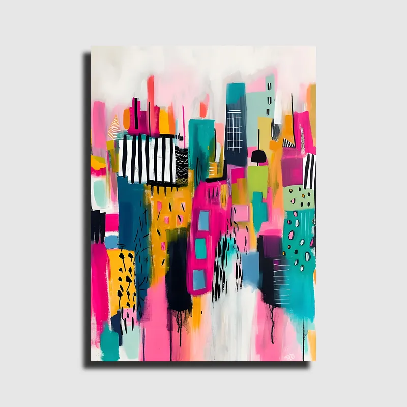 Wall art – Neon Metropolis