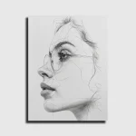 Wall art – Sharp in Silence
