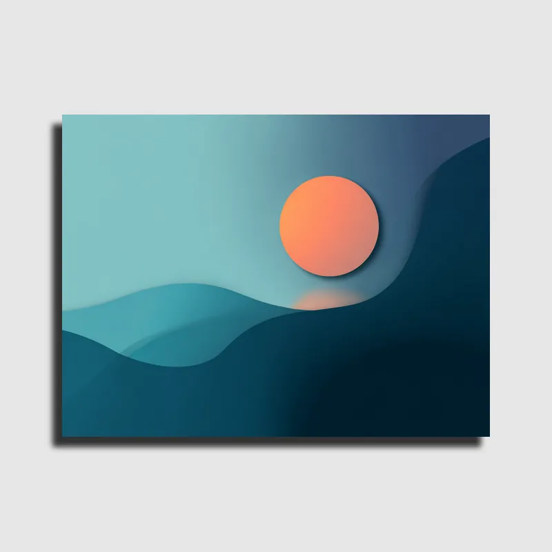 Wall art – Sunset Fold