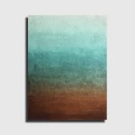 Wall art – Teal Earth Gradient