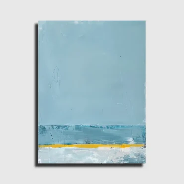 Wall art – Yellow Line at Sea